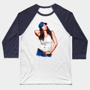 Danielle Peck - An illustration by Paul Cemmick Baseball T-Shirt